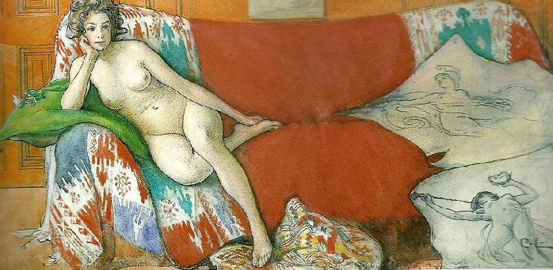 Carl Larsson vila china oil painting image